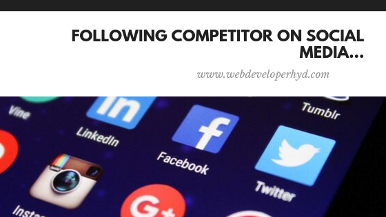 Competitor on social media image