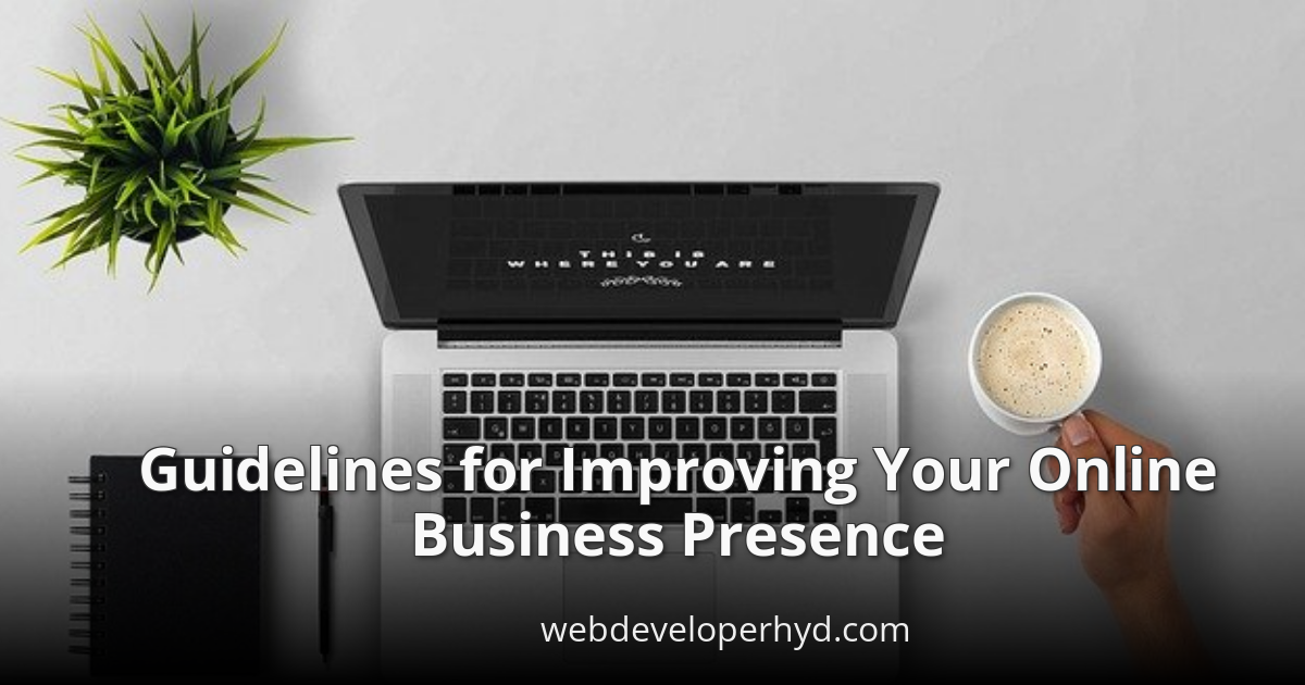 Guidelines for Improving Your Online Business Presence