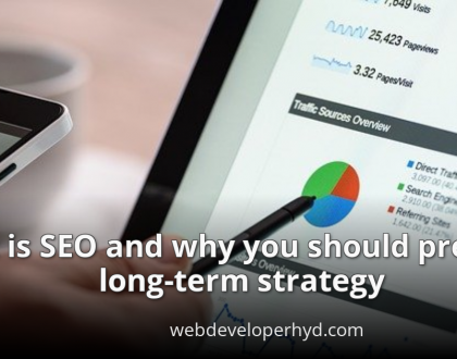 What is SEO and why you should prepare a long-term strategy